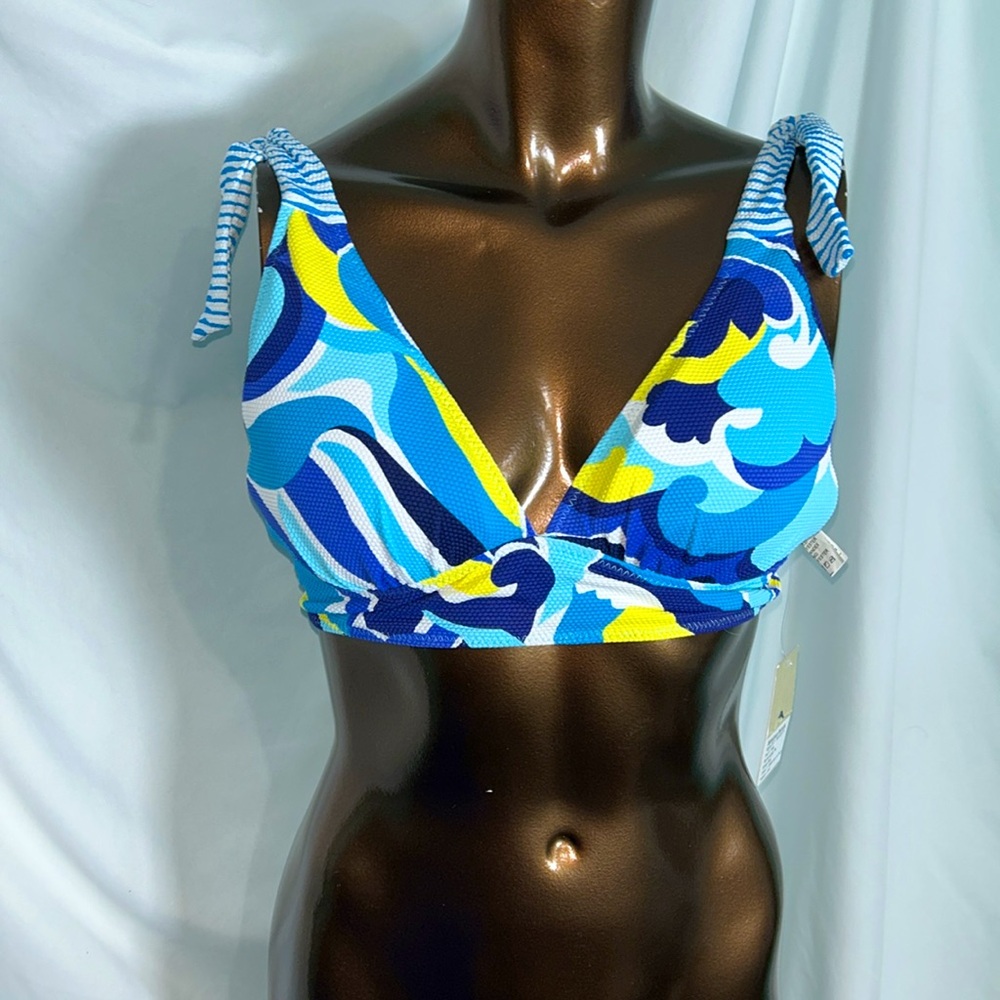 Tommy Bahama Swirl Tide reversible Bikini Top - Small - New! - Picture 2 of 8